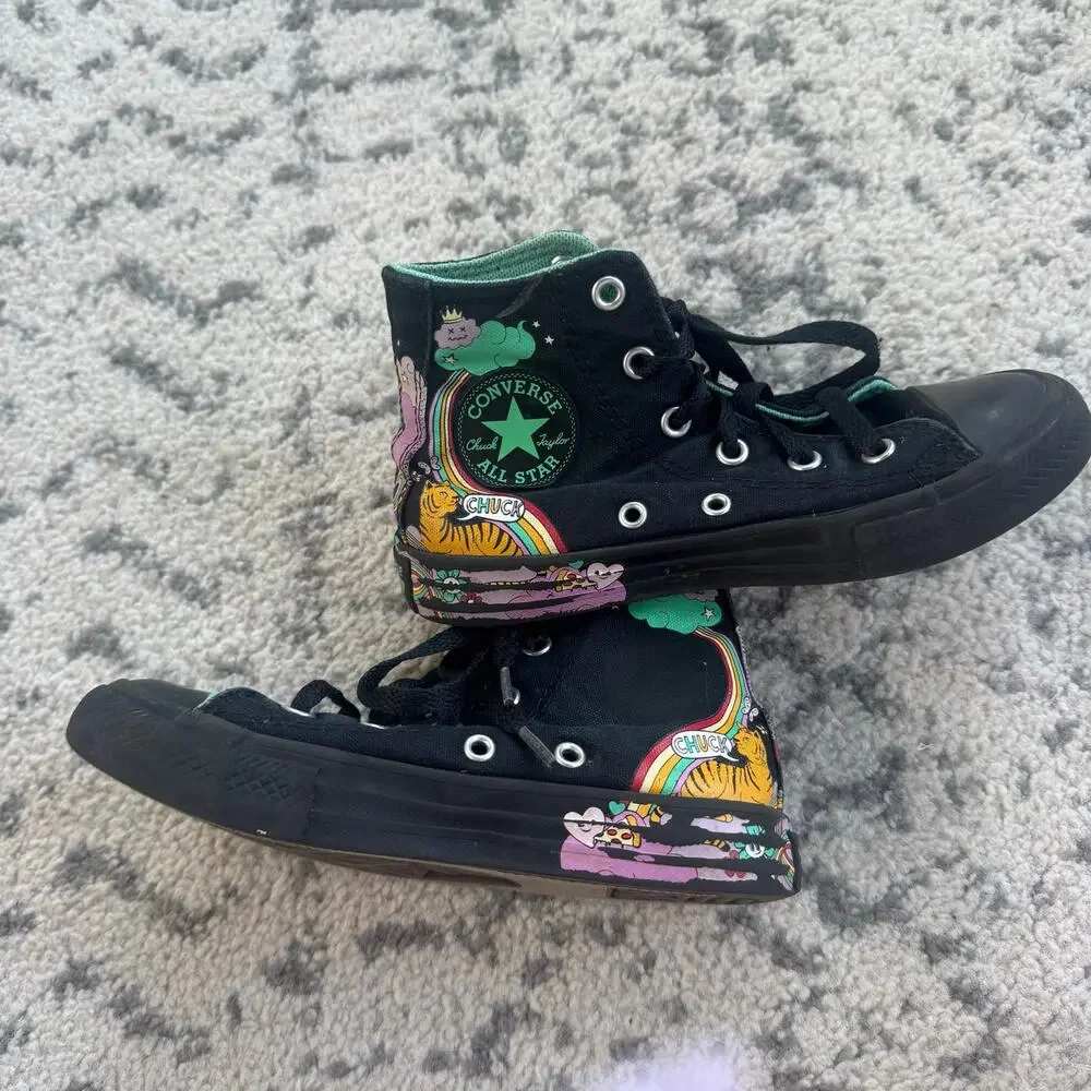 Converse All Star Chuck Taylor Psychedelic High Top Sneakers Size 13C